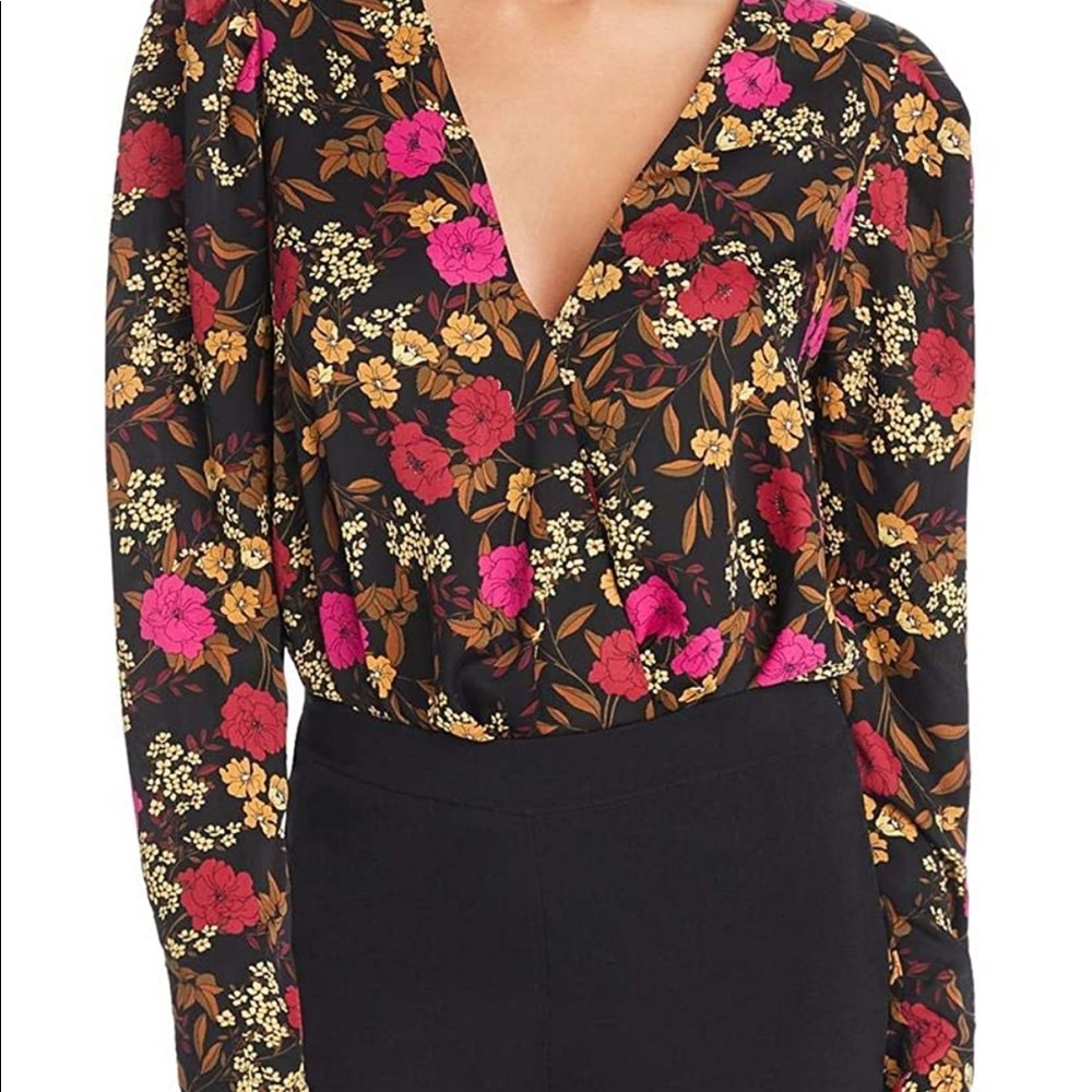Astr the label floral bodysuit